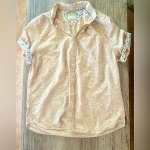 Cactus Man Ricky Singh Tan + Floral Collared Button Up Shirt